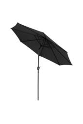 Garden Sanctuary 3M Classical Rotating Garden Parasol Patio Umbrella with Decorative Base in Black - thumbnail 3