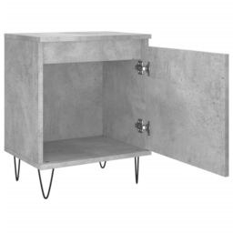 Berkfield Home Bedside Cabinets 2 pcs Concrete Grey 40x30x50 cm Engineered Wood - Size: 40 x 30 x 50 cm - thumbnail 6