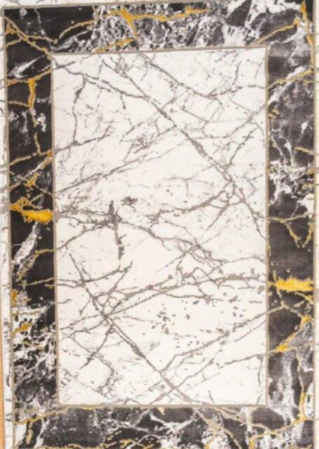 Celebrity Interiors Bianco 185XA Cream/Grey Rug in Cream - Size: 120 cm x 170 cm - image 1