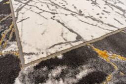Celebrity Interiors Bianco 185XA Cream/Grey Rug in Cream - Size: 120 cm x 170 cm - thumbnail 3