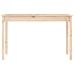 Berkfield Home Garden Table 121x82.5x76 cm Solid Wood Pine in Light Tan - thumbnail 5