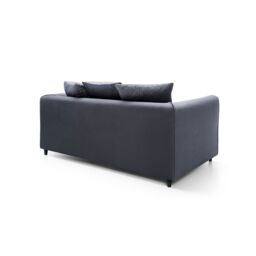 Abakus Direct Chicago Spill-Proof Velvet 2 Seater Sofa in Dark Grey - thumbnail 4