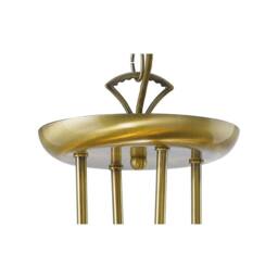 Netlighting Ashton Semi Flush Ceiling Pendant 8 Light Antique Brass Crystal in Bronze - thumbnail 6