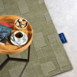 THE RUGS Villeroy & Boch 1906 Wool Rug Wilhelmine - Handwoven Soft & Durable in Green - Size: 120 cm x 170 cm - thumbnail 7