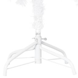 Berkfield Home Beautiful Artificial Pre-lit Christmas Tree with Ball Set White 1 - thumbnail 5