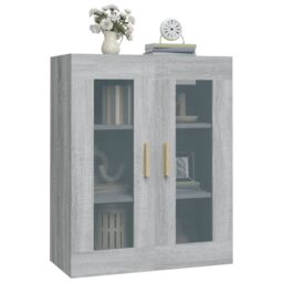 Berkfield Home Hanging Wall Cabinet Grey Sonoma 69.5x34x90 cm - thumbnail 6