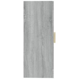 Berkfield Home Hanging Wall Cabinet Grey Sonoma 69.5x34x90 cm - thumbnail 4