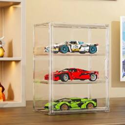 Kelvenix Acrylic Display Case for Collectibles 3 Tier in Clear - thumbnail 5