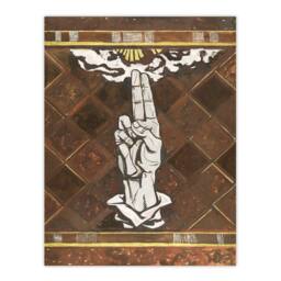 Artery8 Richard Roland Holst Framed Wall Art Print Ulcerated Hand Painting in Brown - Size: A4 - thumbnail 3