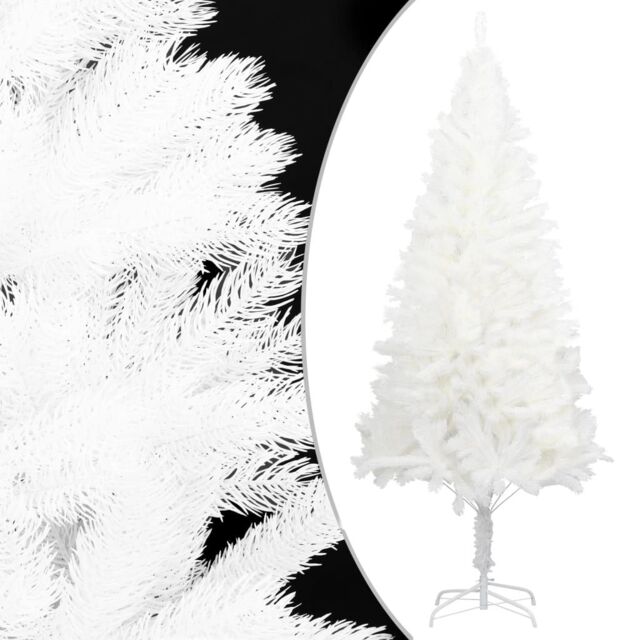 Berkfield Home Artificial Christmas Tree Lifelike Needles White 120 cm - image 1