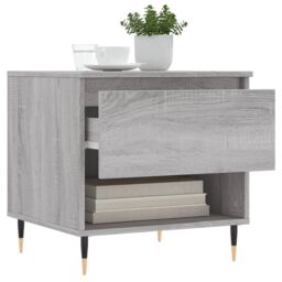 Berkfield Home Coffee Tables 2 pcs Grey Sonoma 50x46x50 cm Engineered Wood - Size: 50 x 46 x 50 cm - thumbnail 4