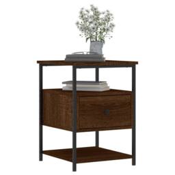 Berkfield Home Bedside Cabinets 2 pcs Brown Oak 40x42x56 cm Engineered Wood - Size: 40 x 42 x 56 cm - thumbnail 4