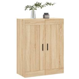 Berkfield Home Wall Mounted Cabinet Sonoma Oak 69.5x34x90 cm Engineered Wood in Light Tan - thumbnail 4
