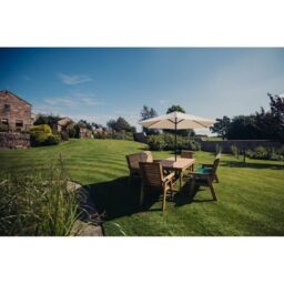 Churnet Valley Garden Furniture Ltd Valley 8 Seat Set 2XC 2X3B - Timber - Minimal Assembly Required in Brown - thumbnail 4