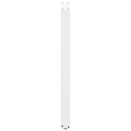 Berkfield Home Coffee Table Legs U-Shaped 2 pcs White 50x(100-101) cm Steel - thumbnail 6