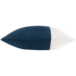 Yard Morden Soft-Washed Velvet Cushion in Indigo - Size: 50 cm x 50 cm - thumbnail 3