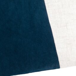 Yard Morden Soft-Washed Velvet Cushion in Indigo - Size: 50 cm x 50 cm - thumbnail 4