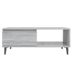 Berkfield Home Modern Coffee Table Grey Sonoma 90x60x35 cm Engineered Wood - Size: 90 x 60 x 35 cm - thumbnail 6