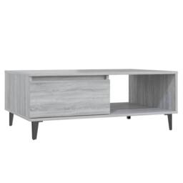 Berkfield Home Modern Coffee Table Grey Sonoma 90x60x35 cm Engineered Wood - Size: 90 x 60 x 35 cm - thumbnail 3