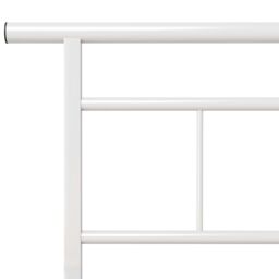 Berkfield Home Bed Frame White Metal 100x200 cm - thumbnail 5