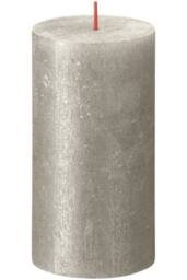 KDMD Champagne Bolsius Rustic Shimmer Metallic Candle 130 x 68mm in Grey - thumbnail 2
