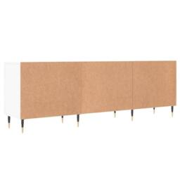 Berkfield Home TV Cabinet White 150x30x50 cm Engineered Wood - Size: 150 x 30 x 50 cm - thumbnail 8