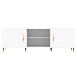 Berkfield Home TV Cabinet White 150x30x50 cm Engineered Wood - Size: 150 x 30 x 50 cm - thumbnail 5