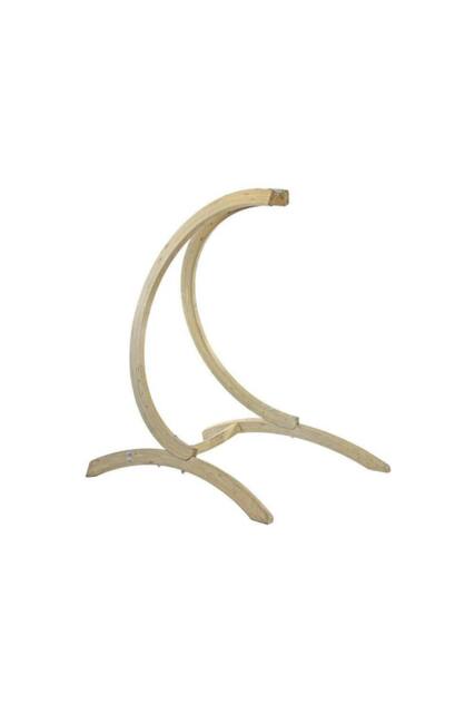 Amazonas Globo Single Wooden Hanging Egg Chair Stand - Freestanding Indoor & Outdoor - 120kg in Clear - image 1