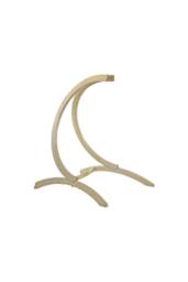 Amazonas Globo Single Wooden Hanging Egg Chair Stand - Freestanding Indoor & Outdoor - 120kg in Clear