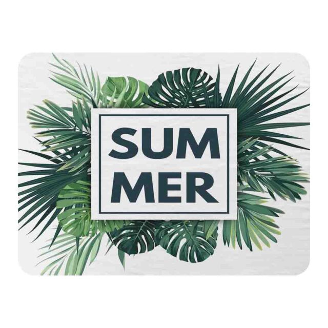 Benjamin Tate Design Botanical Summer Blanket in Natural - Size: 120 cm x 150 cm - image 1