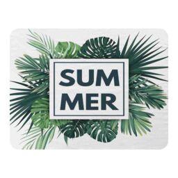 Benjamin Tate Design Botanical Summer Blanket in Natural - Size: 120 cm x 150 cm - thumbnail 1