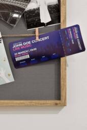 "nielsen Accent Photo Collage Frame for 8 Pictures 4x6"" With Clothesline & 8 Clips - Natural" - thumbnail 5