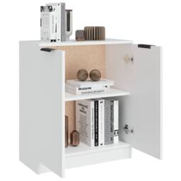 Berkfield Home Sideboard White 60x30x70 cm Engineered Wood - Size: 60 x 30 x 70 cm - thumbnail 6
