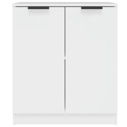Berkfield Home Sideboard White 60x30x70 cm Engineered Wood - Size: 60 x 30 x 70 cm - thumbnail 3