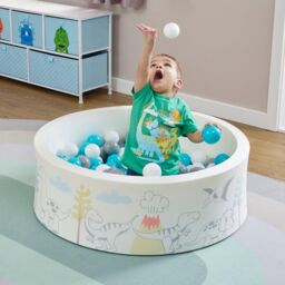 Liberty House Toys Dinosaur Ball Pit in White
