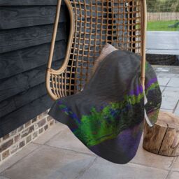 Benjamin Tate Design Landscape London With A Difference Blanket in Natural - Size: 120 cm x 150 cm - thumbnail 4
