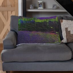 Benjamin Tate Design Landscape London With A Difference Blanket in Natural - Size: 120 cm x 150 cm - thumbnail 2