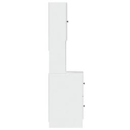 Berkfield Home Kitchen Cabinet White 35x50x180 cm Engineered Wood - Size: 35 x 50 x 180 cm - thumbnail 5