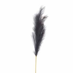 Lemon Pavilion Furniture and Decor Large Faux Pampas Grass Stem Artificial Plant - Grey - thumbnail 1