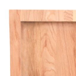 Berkfield Home Table Top Light Brown 120x40x(2-4)cm Treated Solid Wood Live Edge - thumbnail 5