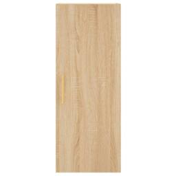 Berkfield Home Wall Mounted Cabinet Sonoma Oak 34.5x34x90 cm in Light Brown - thumbnail 7
