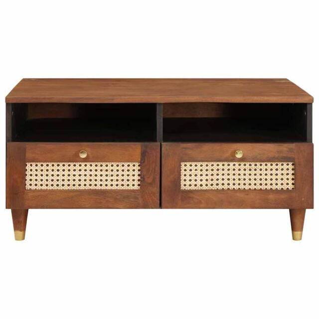Berkfield Home Traditional Coffee Tables with Drawer with Shelf with Storage Bro in Brown - image 1