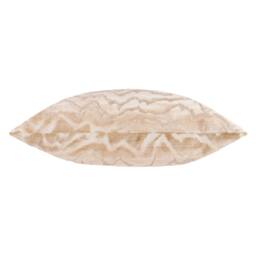 Paoletti Tierra Cut Velvet Abstract Cushion in Taupe - Size: 50 cm x 50 cm - thumbnail 3
