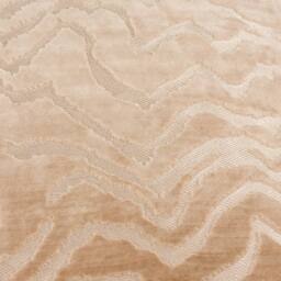 Paoletti Tierra Cut Velvet Abstract Cushion in Taupe - Size: 50 cm x 50 cm - thumbnail 4
