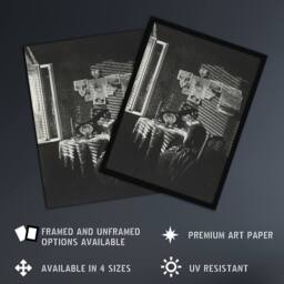 Artery8 Sun Rays Paula in Berlin Alfred Stieglitz Framed Wall Art Print in Grey - Size: A4 - thumbnail 2