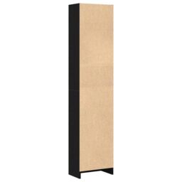 Berkfield Home Bookcase Black Oak 40x24x176 cm Engineered Wood in Brown - Size: 40 x 24 x 176 cm - thumbnail 7