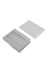 Living and Home Foldable Fabric Clothes Jeans Storage Box Wardrobe Organizer 30*40*20.5 CM in Beige - thumbnail 5