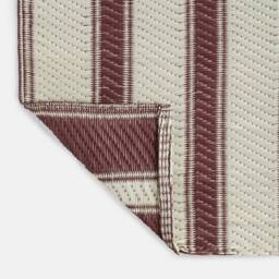 OHS Vintage Stripes Outdoor Garden Rug Waterproof Area Mat - Size: 120 cm x 170 cm - thumbnail 4