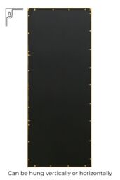 "MirrorOutlet Gold Modern Window Garden Wall Mirror 79"" X 31"" (200CM X 80CM) - Size: 1 Pack" - thumbnail 5
