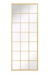 "MirrorOutlet Gold Modern Window Garden Wall Mirror 79"" X 31"" (200CM X 80CM) - Size: 1 Pack" - thumbnail 3